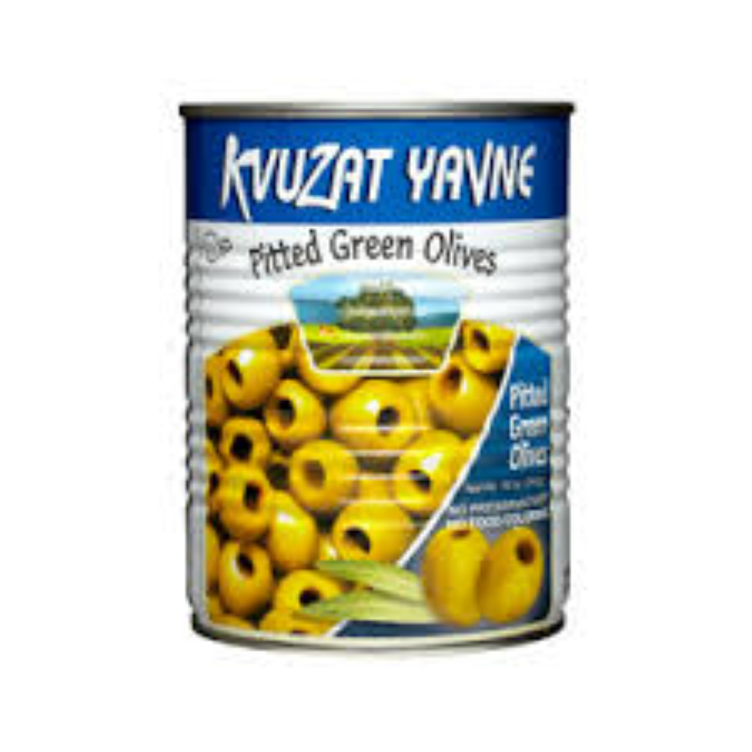 KVUZAT YAVNE GREEN PITTED OLIVE 500G